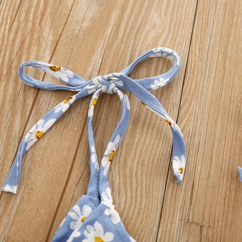 Miniatura 8 de Ropa de niña pequeña de verano lindo halter mameluco de 6 meses a 5 años