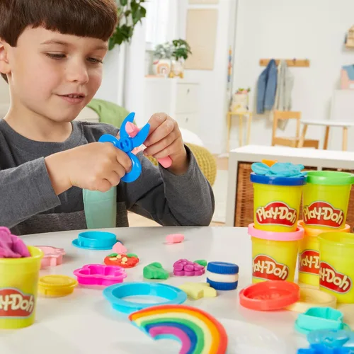 Miniatura 10 de Play-Doh - Set de herramientas navideñas, 43 accesorios y 10 colores de compuesto para modelar, regalos para rellenar calcetines de Navidad