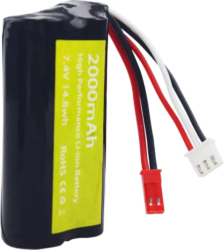 Miniatura 4 de 2 unids 7.4 V 2000 mAh 15C 2S JST-2P enchufe Lipo batería con cargador 2 en 1 para UDIRC UD1601 UD1602 UD1604 UD1607 SG1603 SG1604 RC alta velocidad