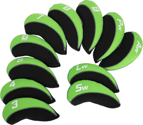 Miniatura 16 de Fundas de Hierro de Golf para Palos de Golf Juego de Fundas de Hierro de Golf de Neopreno 11pcs/10pcs Fundas para Cabezas de Hierro de Golf Fundas
