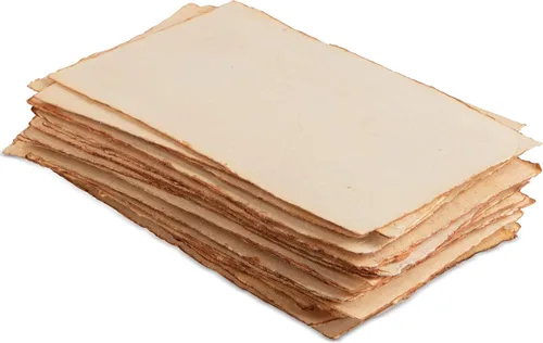 Miniatura 9 de Wanderings 300 g/m² Papel de acuarela grueso hecho a mano, A5 5.8"x8.3" Papel vintage hecho a mano con borde engarzado – Papel antiguo prensado