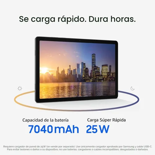 Miniatura 3 de Samsung Galaxy Tab A11+ 6 GB de RAM, 128 GB de almacenamiento, rendimiento optimizado, batería de larga duración, almacenamiento ampliable, pantalla