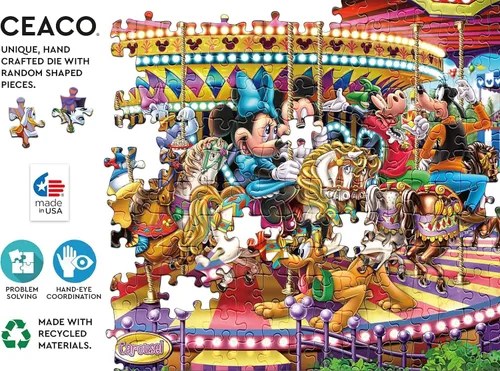 Miniatura 3 de Ceaco - Disney - Carrusel - Rompecabezas de 300 piezas de gran