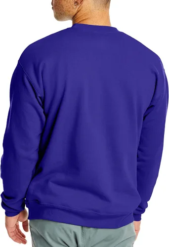 Miniatura 2 de Hanes EcoSmart - Sudadera de vellón, sin botones, para hombre, mezcla de algodón, sudadera con cuello redondo, paquete de1o2