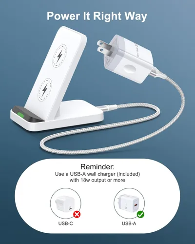 Miniatura 3 de Soporte de cargador inalámbrico para Google Pixel 10 Pro XL 10a 10Pro 9 9a 8 8a 7, Samsung Galaxy S26 S25 Ultra Plus S24 S23, estación de carga