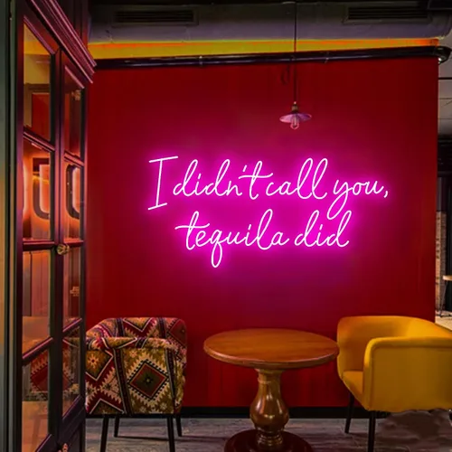 Miniatura 18 de Letrero de neón con texto en inglés «All You Need Is Tequila» de 23 pulgadas, para decoración de pared para el hogar, bar, pub, club