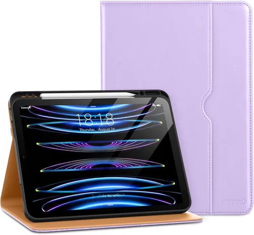 Miniatura 21 de DTTO para iPad Pro 12.9 6ª / 5ª / 4ª / 3ª generación Funda 2022/2021/2020/2018, Funda de cuero tipo folio con soporte integrado para lápiz Apple