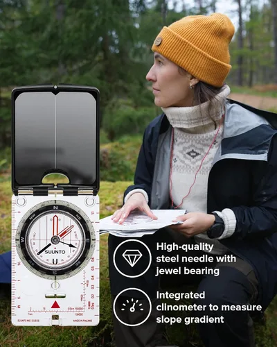 Miniatura 10 de SUUNTO Brújula MC-2: Brújula de primera línea para profesionales y excursionistas serios