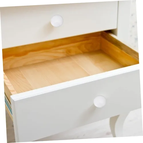 Miniatura 5 de Uonlytech Perillas blancas para puertas de gabinete, pomos de madera para gabinetes, tiradores de cajón, armario de cocina, armario de cocina