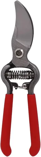 Miniatura 2 de Zenport Pruner Z290 Classic Forged Steel - Agarre de cojín rojo, corte de 1 pulgada, 8 pulgadas de largo