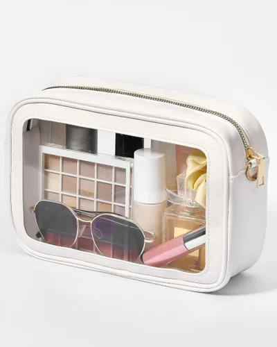 Miniatura 6 de BS-VOG Bolsa transparente para eventos de estadio, bolso transparente para mujeres, bolso cruzado aprobado por estadios para fanáticos de conciertos