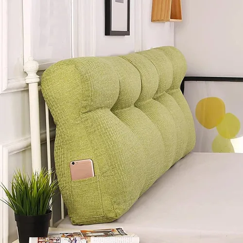 Miniatura 17 de Almohada lumbar rectangular perfecta, almohada grande para cabecero, soporte de posicionamiento de cama, cojín de cabecera de lectura para cama