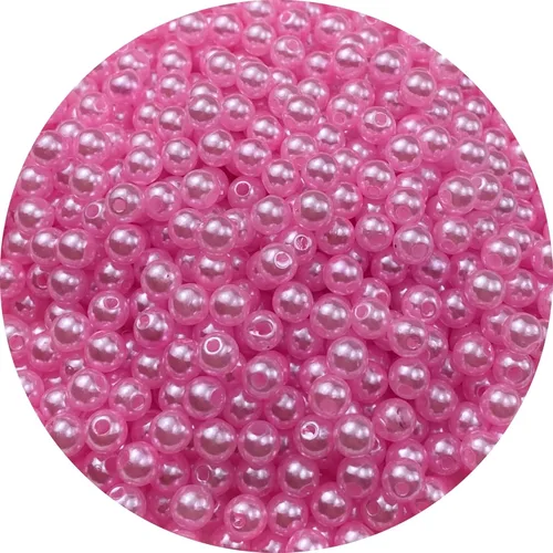 Miniatura 23 de Pinhoollgo 800pcs Pearl Beads 6mm Round Pearl Beads with Hole for DIY Bracelet Necklace Jewelry Making Supplies Handmade Craft(White)