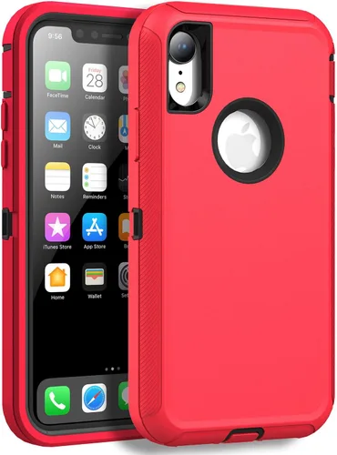 Miniatura 9 de MXX Compatible con iPhone XR, 3 capas súper protectoras, cuerpo resistente, resistente, a prueba de golpes y polvo, diseñada para Apple Xr funda