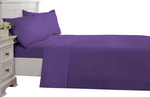 Miniatura 71 de Epic Cotton Juego de sábanas de 6 piezas, 100% algodón egipcio, de lujo, súper suave, bolsillos profundos de 12 pulgadas, tamaño King, 1000 hilos