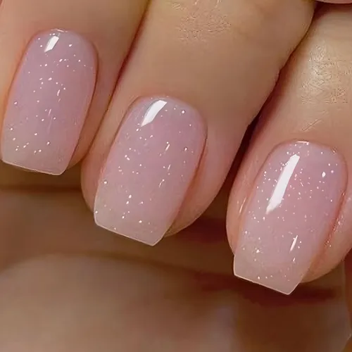 Miniatura 32 de Vishine 15ml de esmalte de uñas en gel blanco lechoso transparente, color desnudo, con acabado de gel de cristal, para quitar con lámpara UV o LED
