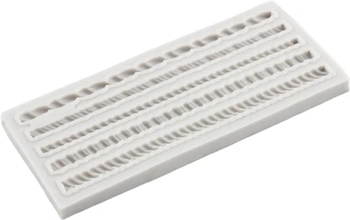 Miniatura 6 de Sijiangmold Molde de silicona 3D para fondant de cuerdas, nudos, molde de silicona para cupcakes, decoración de pasteles, caramelo, chocolate