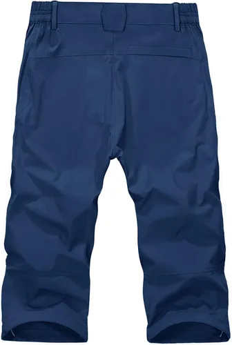 Miniatura 2 de MAGNIVIT Pantalones capri 34 para hombre por debajo de la rodilla, de secado rápido, ligeros, para senderismo, cargo (sin cinturón)