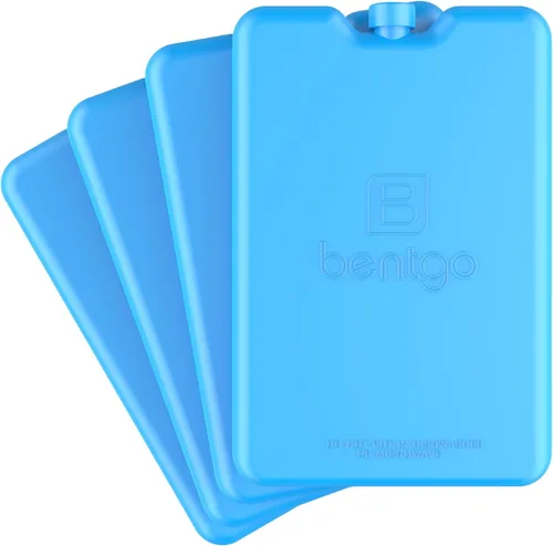 Bentgo Chillers Ice Packs: diseño delgado y reutilizable de enfriamiento de congelación rápida mantiene la comida fresca en loncheras, bolsas y