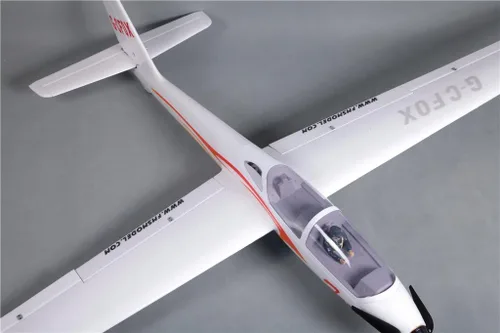 Miniatura 2 de Fms Avión Fox Glider V2 RC de 90.551 in 5-CH Avión de control remoto (91.4") Envergadura con solapas PNP (sin radio, batería, cargador)