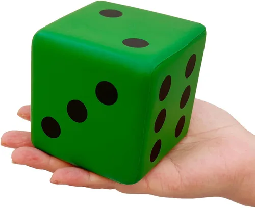 Miniatura 10 de Juguete de Dados de Espuma de 3.15 Pulgadas: Un Divertido Juguete Educativo de Dados Kawaii Lleno de Diversión para Juegos de Mesa Infantiles