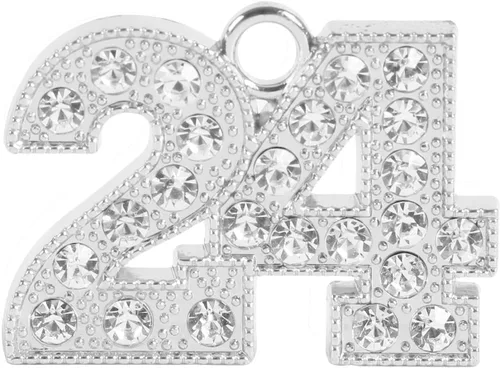 Miniatura 6 de Abalorio de año de graduación 2024 para gorra de graduación y borla, dijes dorados para fabricación de joyas, dije de pedante de clase 2024