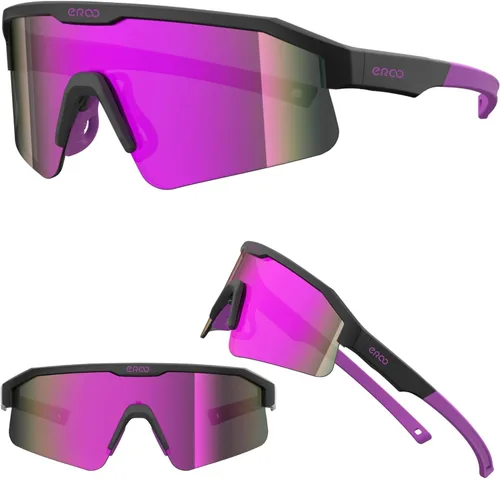 Miniatura 17 de Eazyrun Gafas de sol polarizadas deportivas para niños de 8 a 12 años, lentes para béisbol, softbol, ciclismo, protección UV para niños y niñas F24f