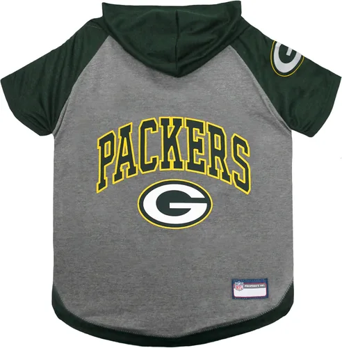 Miniatura 15 de NFL sudadera con capucha tee para perros y gatos. Fútbol perro sudadera con capucha playera disponible en todos los equipos de 32 NFL. cuttest
