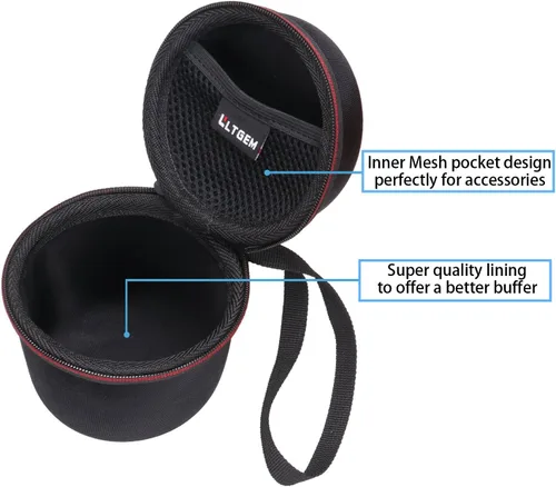 Miniatura 3 de LTGEM - Funda compatible con Ultimate Ears WONDERBOOM 4 / Play / 3/2 altavoz portátil impermeable, color negro