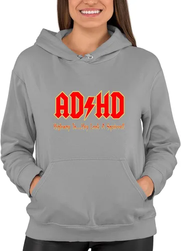 Miniatura 11 de Go All Out Sudadera con capucha para hombre y mujer con texto en inglés "Highway To Hey Look A Squirrel