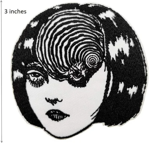 Miniatura 2 de Cute-Patch Uzumaki Anime Series Bordado Hierro En Parche De Terror Película De Halloween