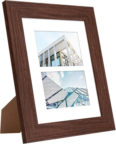 Miniatura 675 de Marcos de Fotos Collage de 13.5X15.5 con 7 Aberturas para Fotos de 4X6, Marco de Fotos Múltiples con Paspartú para Decoración de Pared, Grano