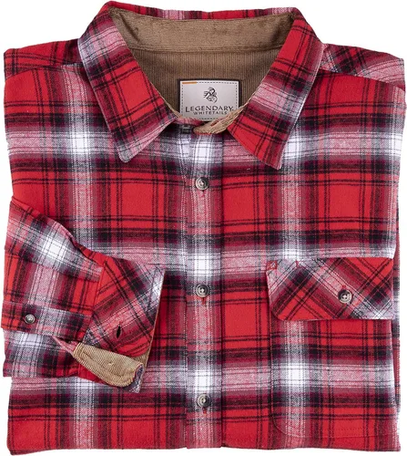 Miniatura 3 de Legendary Whitetails Men's Buck Camp Flannel Plaid Shirt