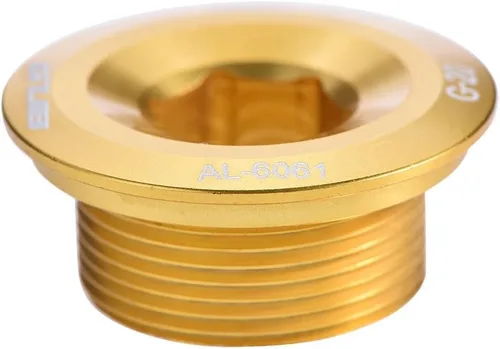 Miniatura 12 de Tbest Tornillos de rueda de cadena con manivela de bicicleta de aleación de aluminio GUB