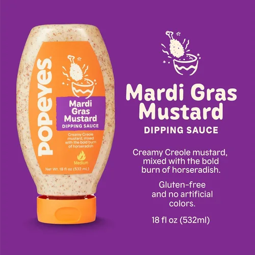 Miniatura 5 de Salsa para Sumergir de Mostaza Mardi Gras de Popeyes