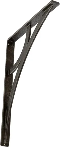 Miniatura 29 de Ekena Millwork BKTM02X10X12TGLABS Soporte de metal, 2 pulgadas de ancho x 10 pulgadas de profundidad x 12 pulgadas de alto, latón envejecido