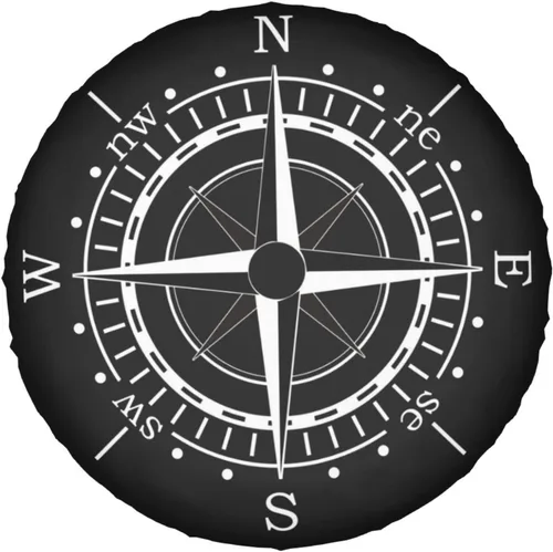 Miniatura 6 de Brújula Sun Dial - Cubierta negra para neumático de repuesto, a prueba de polvo, para remolques, RV, SUV y muchos vehículos, 17 pulgadas