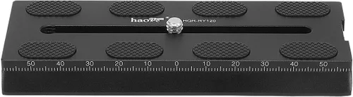 Miniatura 3 de Haoge HQR-RY120 - Placa de liberación rápida para montaje de cámara de 4.724 in para estabilizador de cardán DJI Ronin-S Ronin S