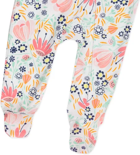 Miniatura 3 de HonestBaby Footed Sleep & Play Pajamas Organic Cotton for Infant Baby Girls (LEGACY)