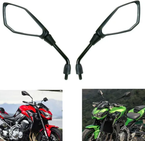 Miniatura 2 de MZS - Espejos retrovisores de motocicleta de 0.394 pulgadas, manillar ajustable de 360°, compatible con Z125 Z400 Z500 Z650 Z750 Z800 Z900 Z1000