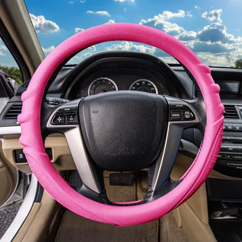 Miniatura 2 de Cubierta para volante FH Group, color rosa, rosado bebé