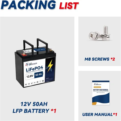 Miniatura 8 de Batería LiFePO4 de 12 V 100 Ah BCI Group 31, batería de litio de 12 V 100 Ah 7000+ciclos profundos, potencia de salida de 1280 Wh, soporte