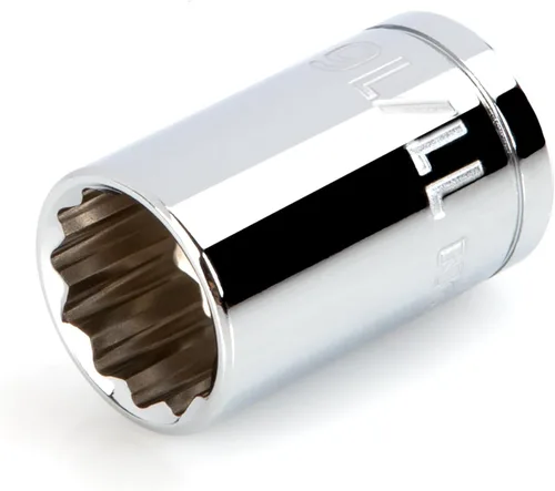 Miniatura 33 de TEKTON Unidad de 1/2 pulgada x enchufe de 12 puntos de profundidad de 1 pulgada SHD23225