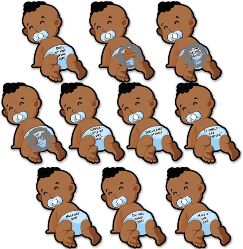 Tarjetas de juego para rascar para baby shower, boletos de lotería afroamericana de 40 formas para juegos de fiesta, con las mejores ideas para 002