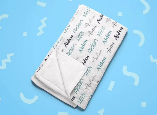 Miniatura 3 de Manta personalizada con nombre para bebés recién nacidos, mantas de bebé personalizadas para niños con nombre, mantas de bebé recién nacido, mantas