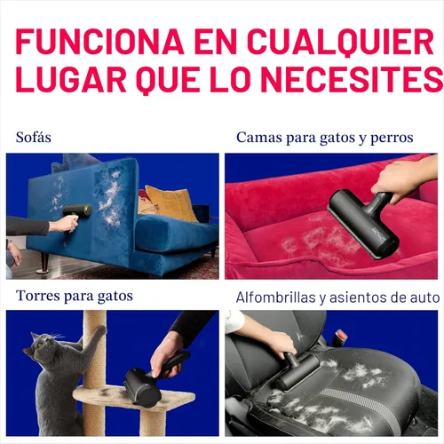 Miniatura 6 de ChomChom Roller Removedor de pelo de mascotas – Rodillo de pelusa reutilizable de tamaño original para gatos y perros en muebles, sofá, alfombra