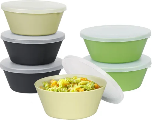 Miniatura 13 de shopwithgreen Cuencos Infantiles Irrompibles - Aptos para Microondas y Lavavajillas - Juego de 4 Cuencos de Merendero de Paja de Trigo