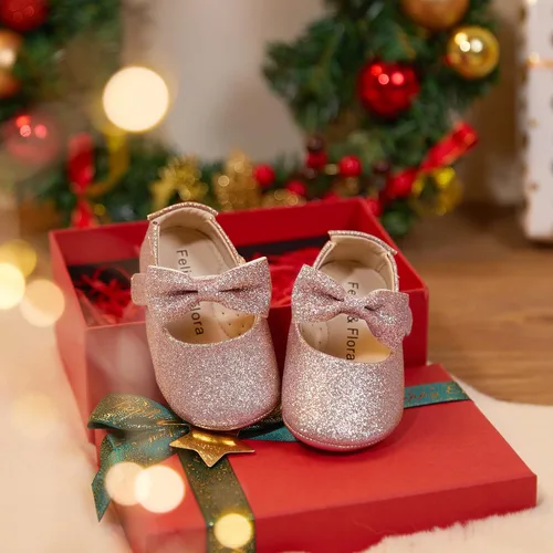 Miniatura 125 de Felix & Flora Zapatos de bebé de suela suave - Zapatos de bebé para caminar, mocasines, suela de goma, zapatos de cuna