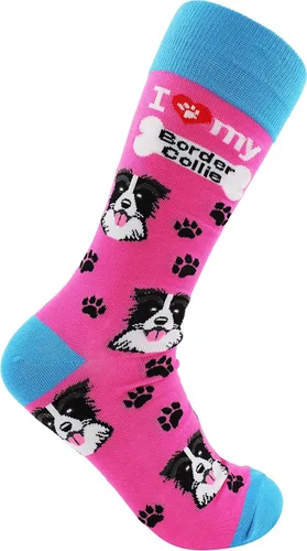 Miniatura 3 de Sock Society I Love Dogs - Calcetines divertidos unisex para hombres y mujeres diseño casual paquete de 3