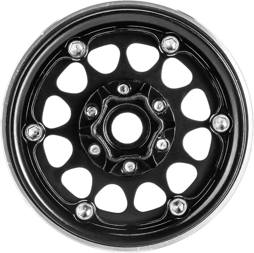 Miniatura 5 de INJORA Llanta Beadlock de 1.9 Pulgadas de Borde Profundo con Offset Negativo de 10.4mm para Coche RC Crawler 1/10 Auto Axial SCX10 90046 AXI03007